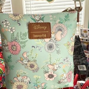 Loungefly Green Disney dumbo Crossbody Bag